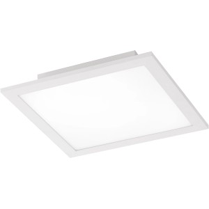 Weißes, App-steuerbares LED-Panel Just Light Lolasmart-Flat, 30x30 cm.
