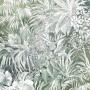 Komar Vlies Fototapete Primeval Forest mit Dschungelmotiv und Leopard, 200x250 cm.