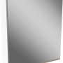 Fackelmann Spiegelschrank Lima, 60 cm, weiß, mit Softclose und Aufsatzleuchte.