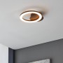 Moderne LED-Wandleuchte Parrapos-Z von Eglo in Weiß und Schwarz. Smarte Leuchte für stimmungsvolles Licht.