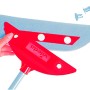 Vileda Ersatz-Kehrteil für Superfeger Classic Besen, Mikroschaum, rot/blau.