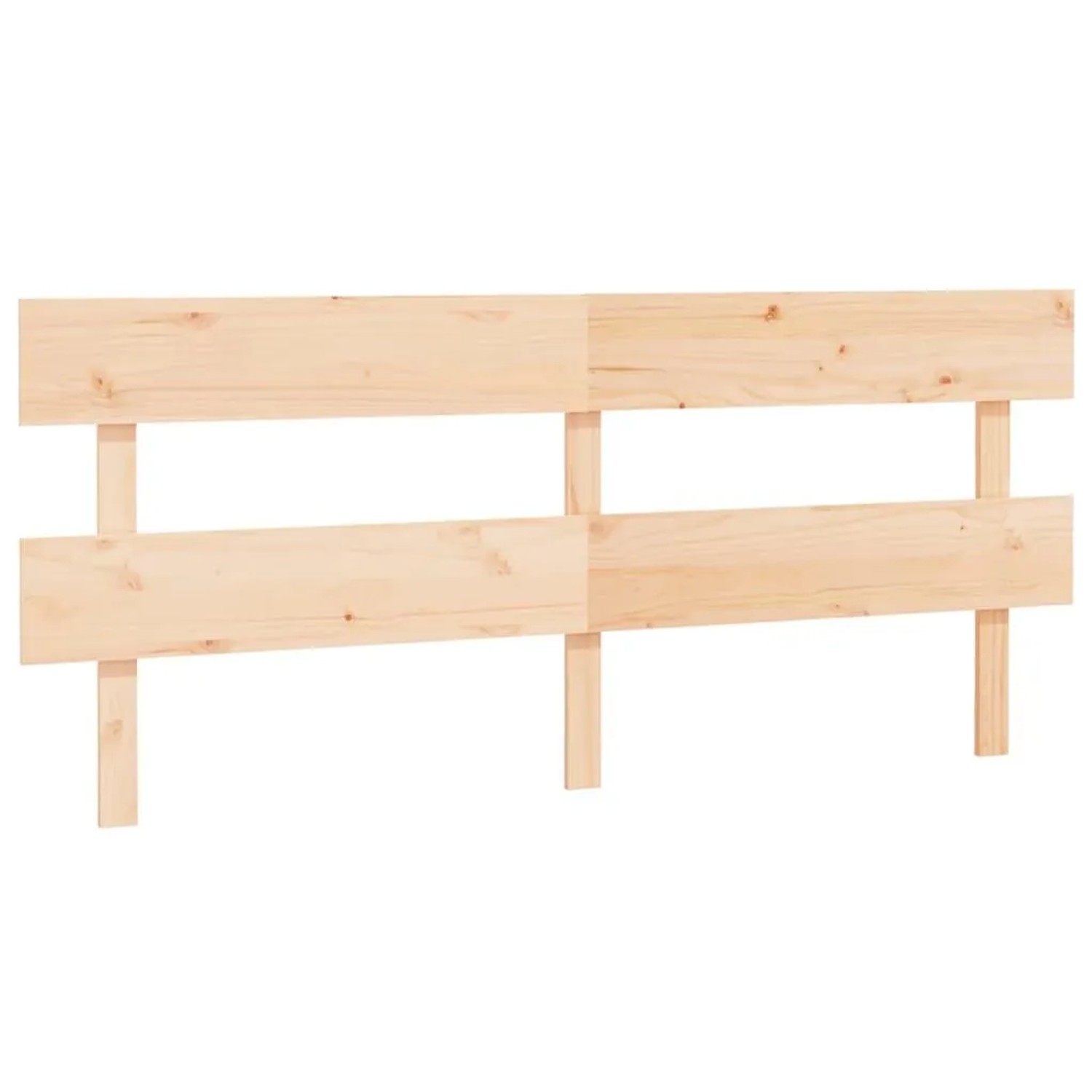 vidaXL Kopfteil 204x3x81 cm Massivholz Kiefer 819090