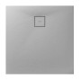 Quadratische Breuer Duschwanne Modern Line in Steinoptik Steingrau, 95x95 cm.