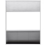 vidaXL Insektenschutz-Plissee für Fenster Jalousie Aluminium 80x100 cm 142616_5