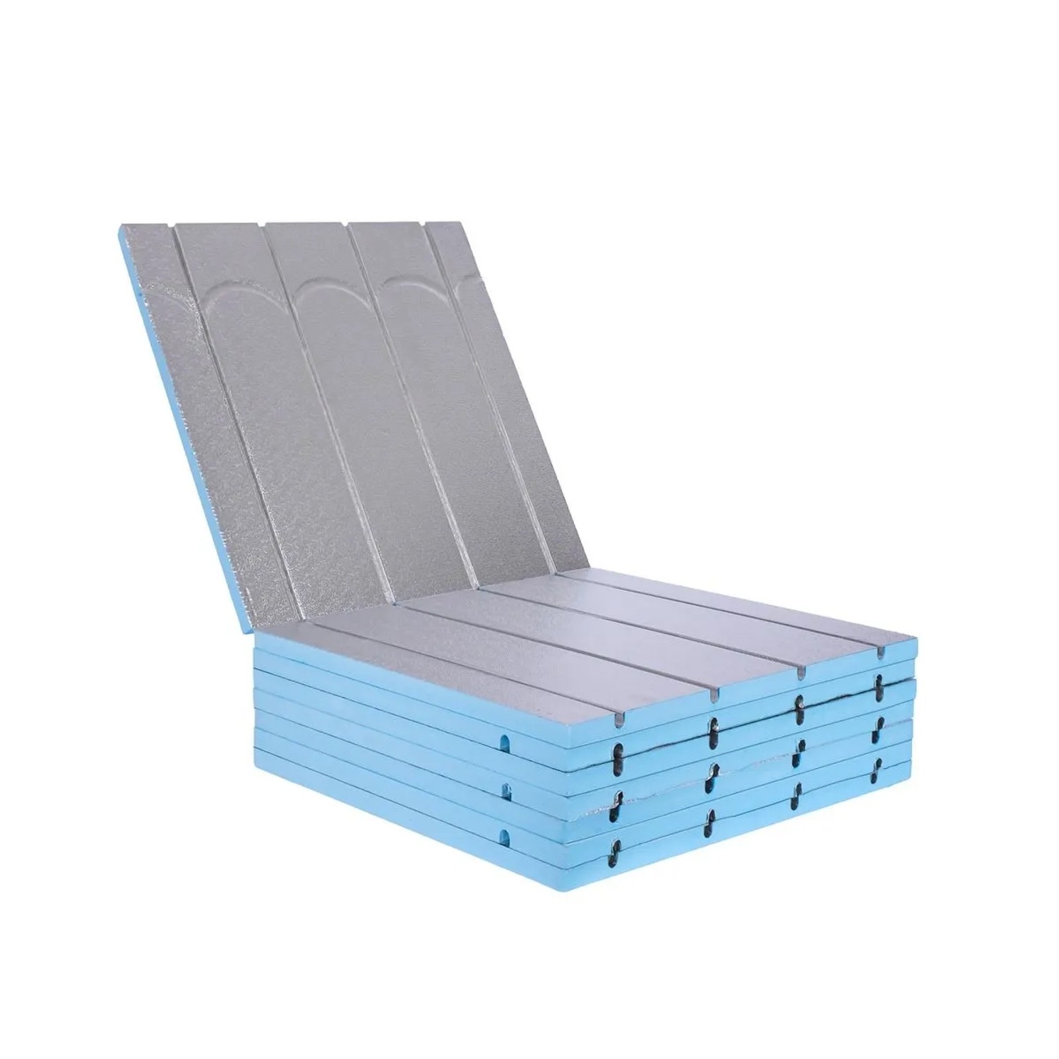 Belvit XPS 500 Fußbodenheizungsplatten, 120x60x2,5 cm, für Trockenbau Warmwasser Fußbodenheizung.