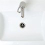 Waschbecken mit Totenkopf-Stöpsel, 38mm Design-Ventilstopfen für Excentergarnitur.
