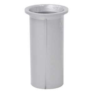 Hellgraue Kirchhoff Tülle für WC-Druckspüler, passgenau und robust.