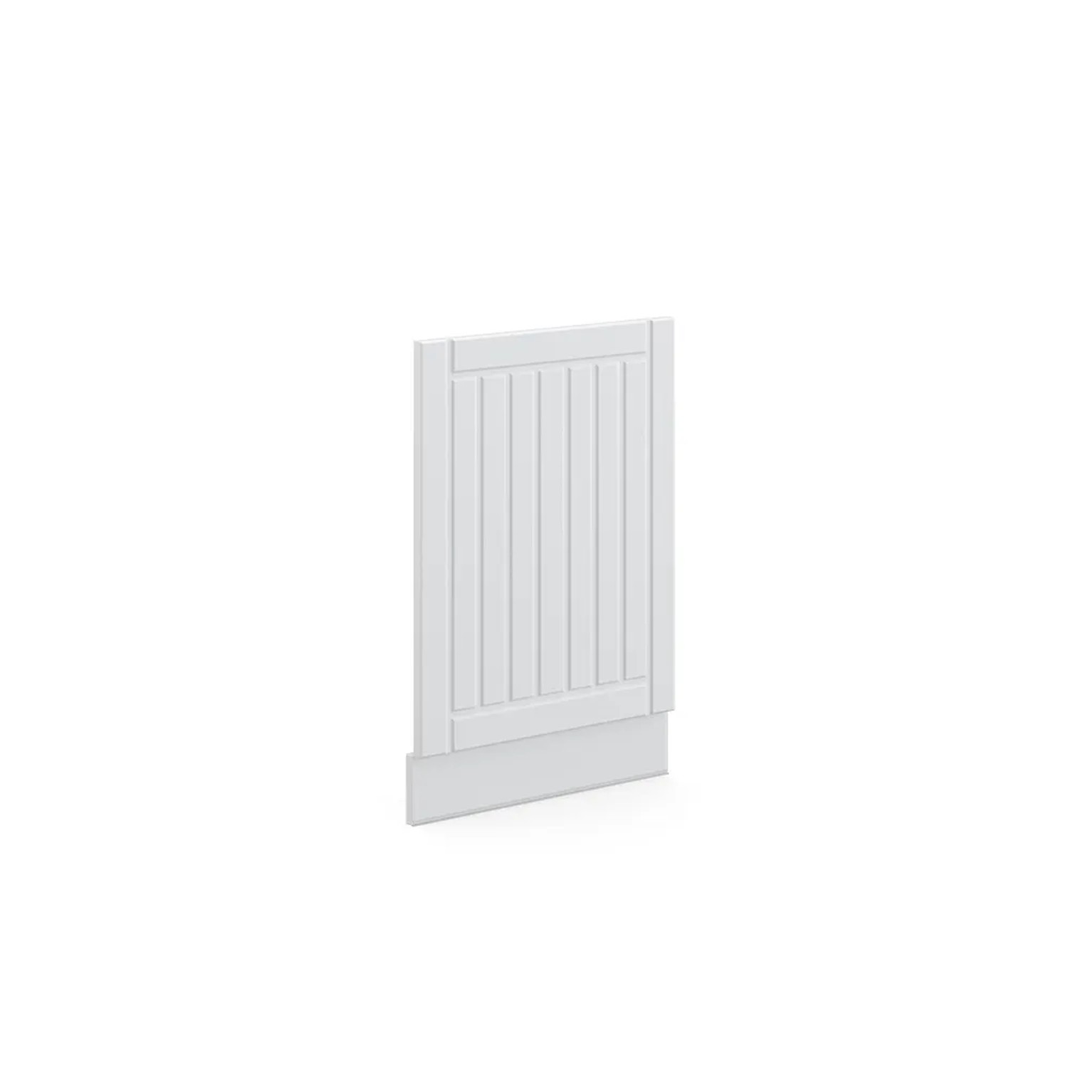 Vicco Frontblende Fame-Line Weiß Landhaus/Weiß 45 cm ohne Arbeitsplatte