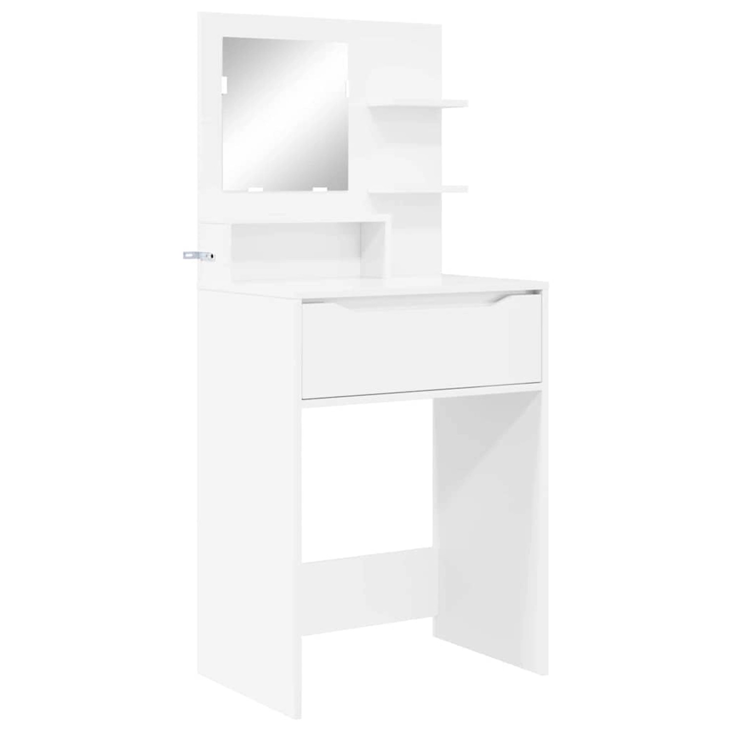 vidaXL Schlafzimmer-Frisiertische Hochglanz Weiß 80 x 39,6 x 135 cm 889001 günstig online kaufen