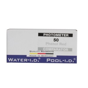 WATER-I.D. PoolLab Testtabletten, 50 Stk. pH-Phenol Red für Wasseranalyse.