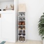 vidaXL Schuhschrank Weiß 27,5x27x102 cm Holzwerkstoff 808485_2