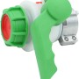 Kugelhahn 62mm für IBC Tank, grüner Griff, Zubehör für Regentonnen.