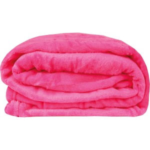 Gefaltete, pinke Bestlivings Kuscheldecke Celina im 2er-Pack (150x200 cm).