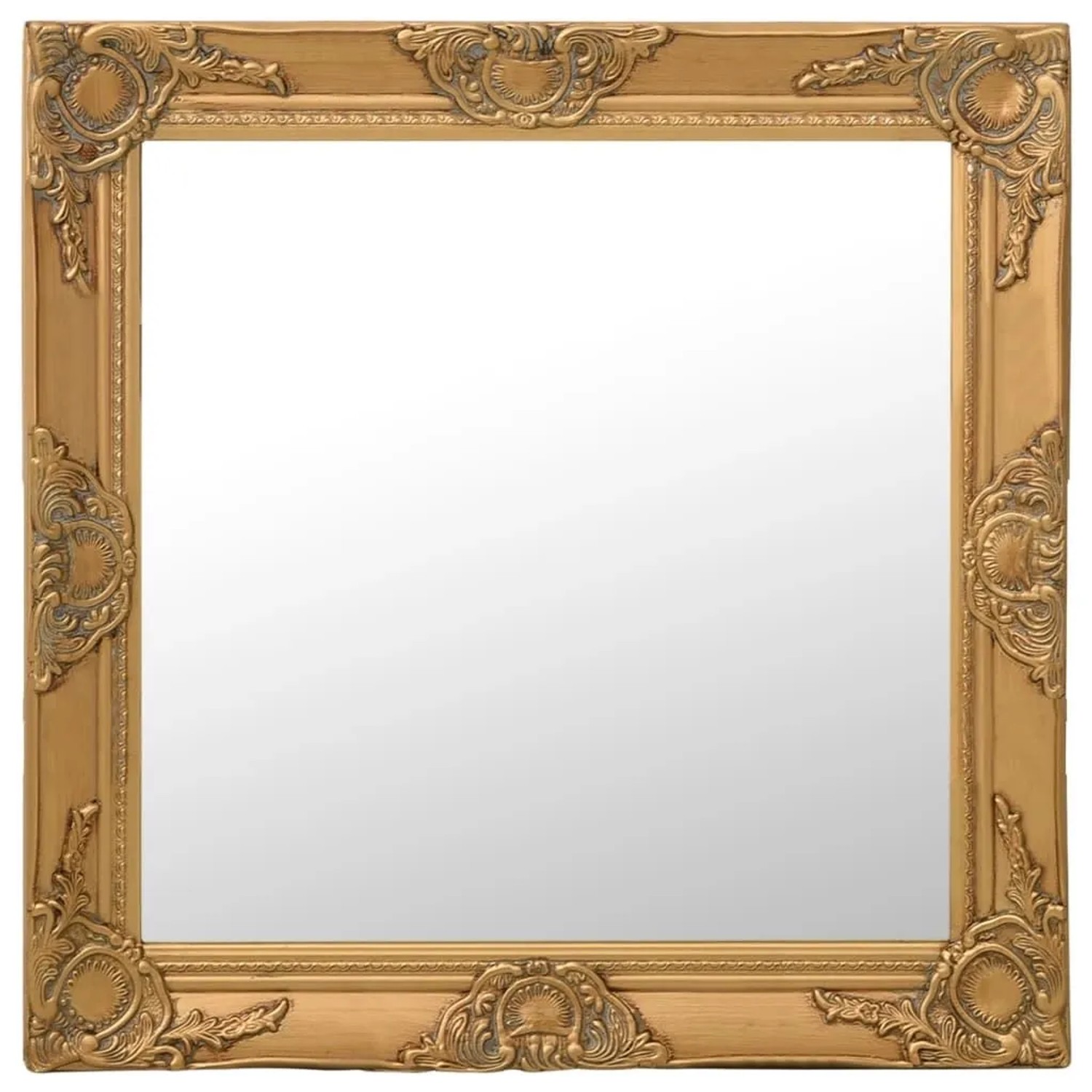 vidaXL Wandspiegel im Barock-Stil 60x60 cm Golden 320333 günstig online kaufen