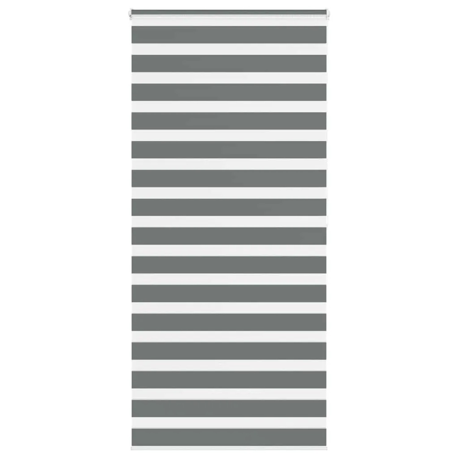 vidaXL Doppelrollo Dunkelgrau 95x200 cm Stoffbreite 90,9 cm Polyester 40141 günstig online kaufen