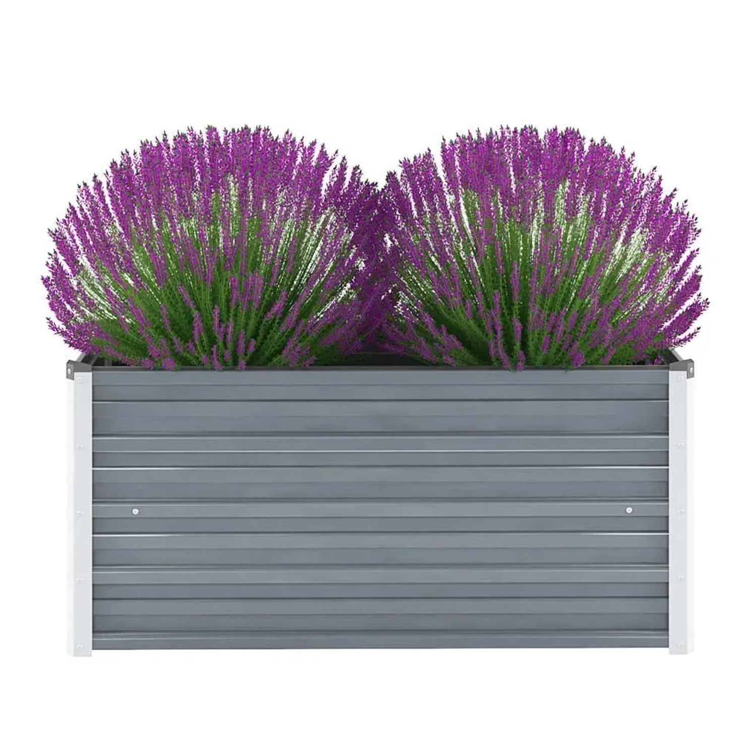 Furnicato Garten-hochbeet Verzinkter Stahl 100x40x45 Cm Grau