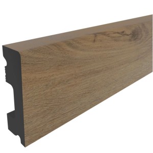 Selit Sockelleiste Selitstyle® FBL50 Eiche Padua, wasserfeste Fußleiste mit Holzdekor.