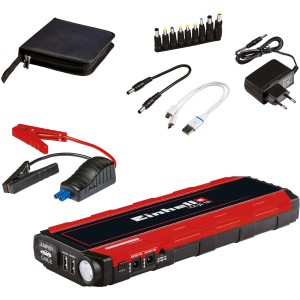 Einhell CE-JS 18 Jump-Start Power Bank mit Zubehör, Starthilfe für Auto, Handy & Co.