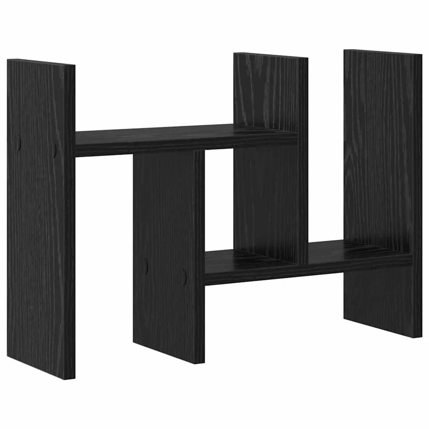 vidaXL Schreibtisch Organizer Schwarz Eichen-Optik Holzwerkstoff 869205
