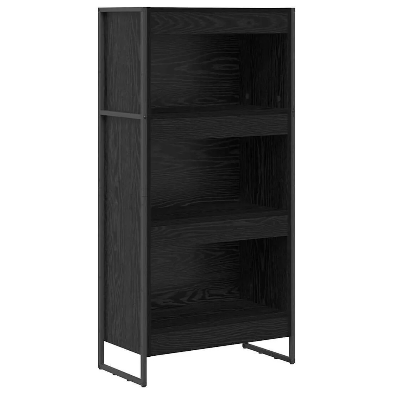 vidaXL Bücherregal Schwarz Eichen-Optik 80 x 30 x 155 cm Holzwerkstoff 8863 günstig online kaufen