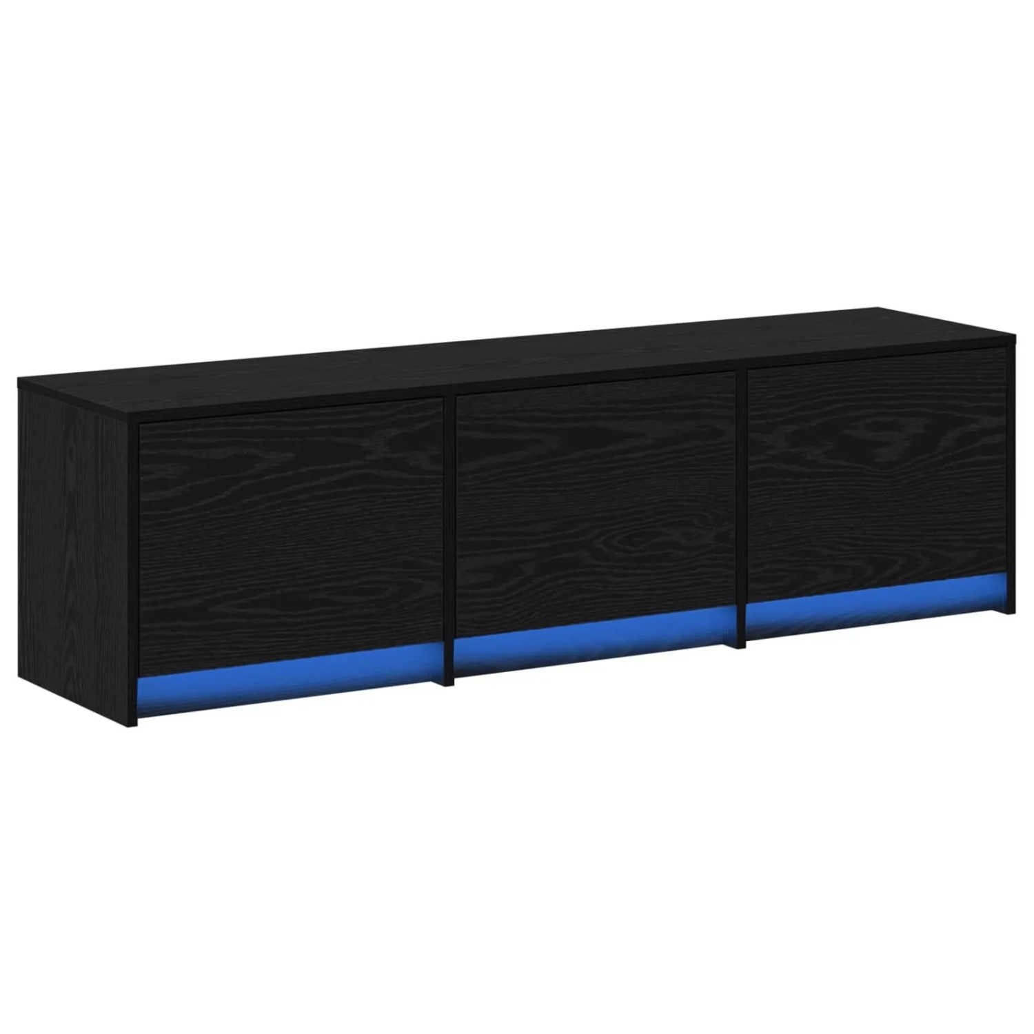 vidaXL TV-Schränk Schwarz Eichen-Optik 140 x 34 x 40 cm Holzwerkstoff 8006558
