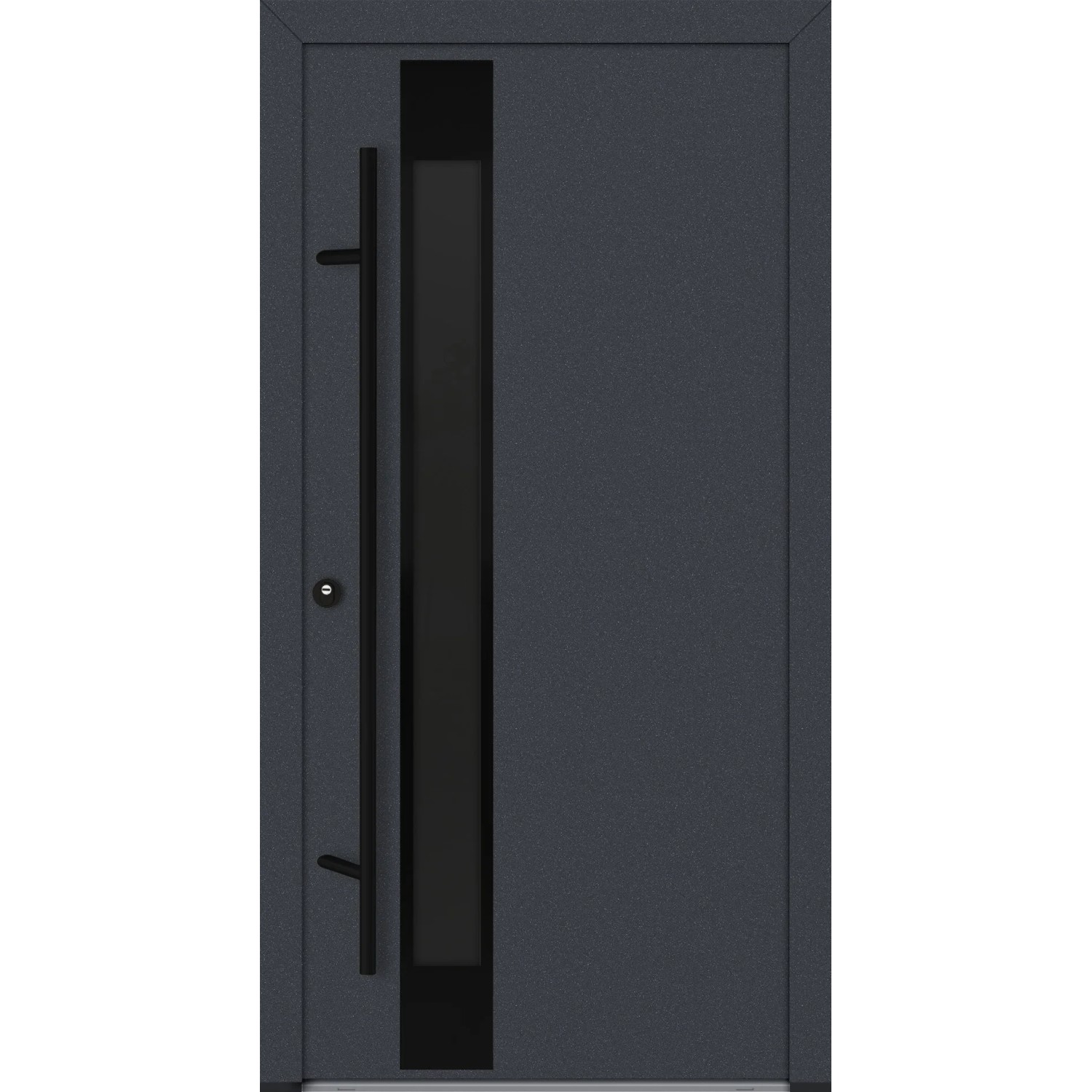 FM Türen AS68 Modell 34 1100 x2100 Anthrazit Links Innen Beschläge Set 01