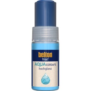Belton Free AQUAcolours Lackstift RAL 5010 Enzianblau hochglänzend 9 ml. Wasserbasierter Buntlack für präzise Ausbesserungen.