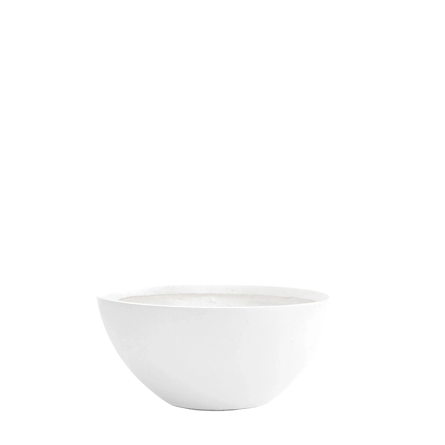 Pflanzwerk Pflanzschale Bowl Premium Frostbeständig Lotus-Effekt 55 cm Weiß günstig online kaufen