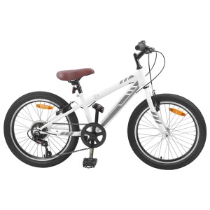 vidaXL Mountainbike 20 Zoll 6-Speed für 5-8 Jahre Alt Weiß 42009746