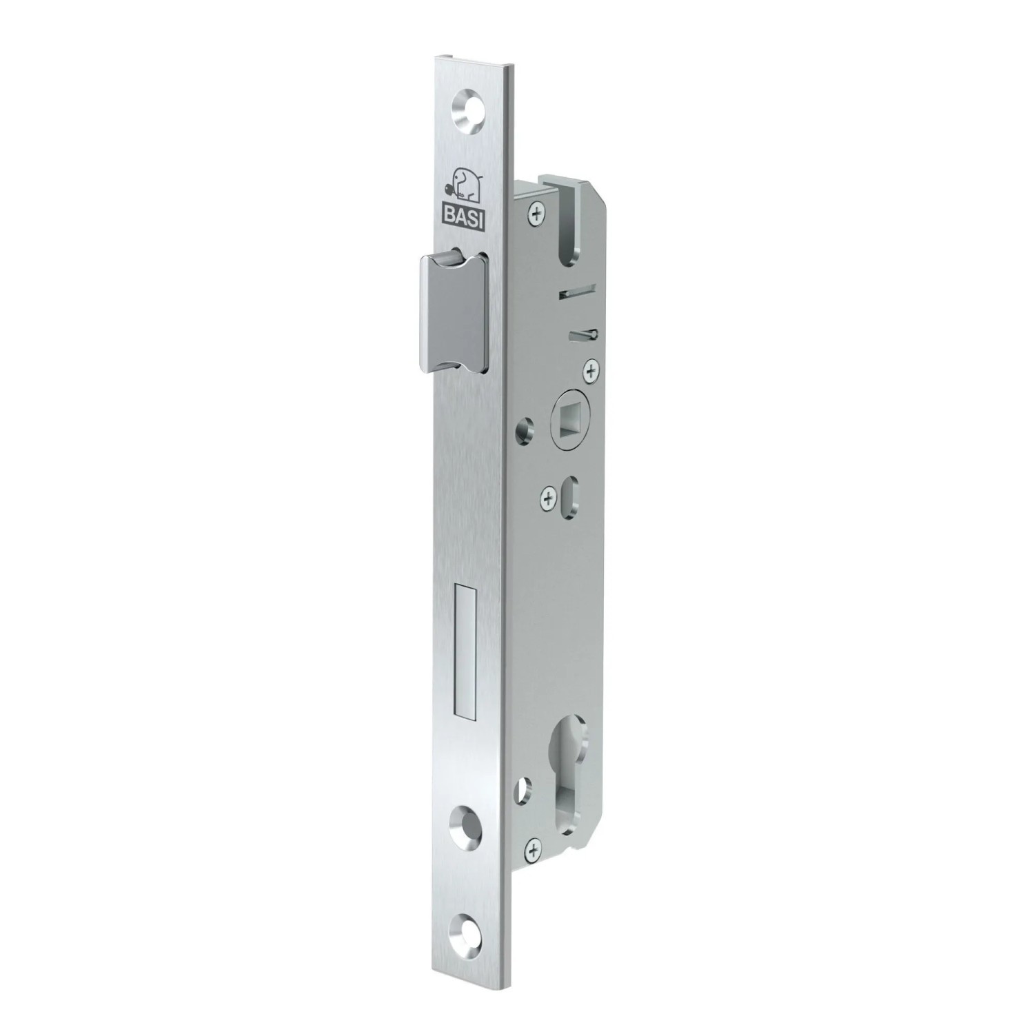 Basi - Einsteck-Rohrrahmenschloss - ES 958 - Lochung PZW - U-Stulp 24 mm Käntig - Dornmaß 30 mm - 9585-3020U