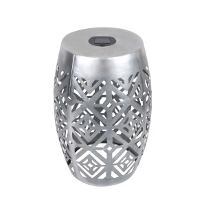 Teamson Home Gartendekoration 2-in-1 Große Solarbetriebene Laterne