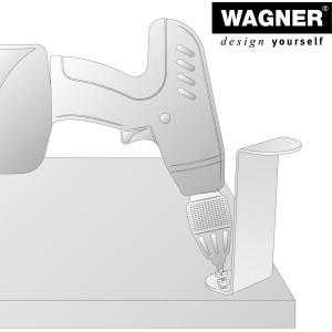 Montage eines Wagner Möbelfußes (schwarz-matt, 12cm) mit Akkuschrauber.