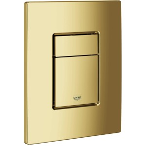 Grohe Skate Cosmopolitan WC-Drückerplatte in Cool Sunrise Gold für 2-Mengen-Spülung.