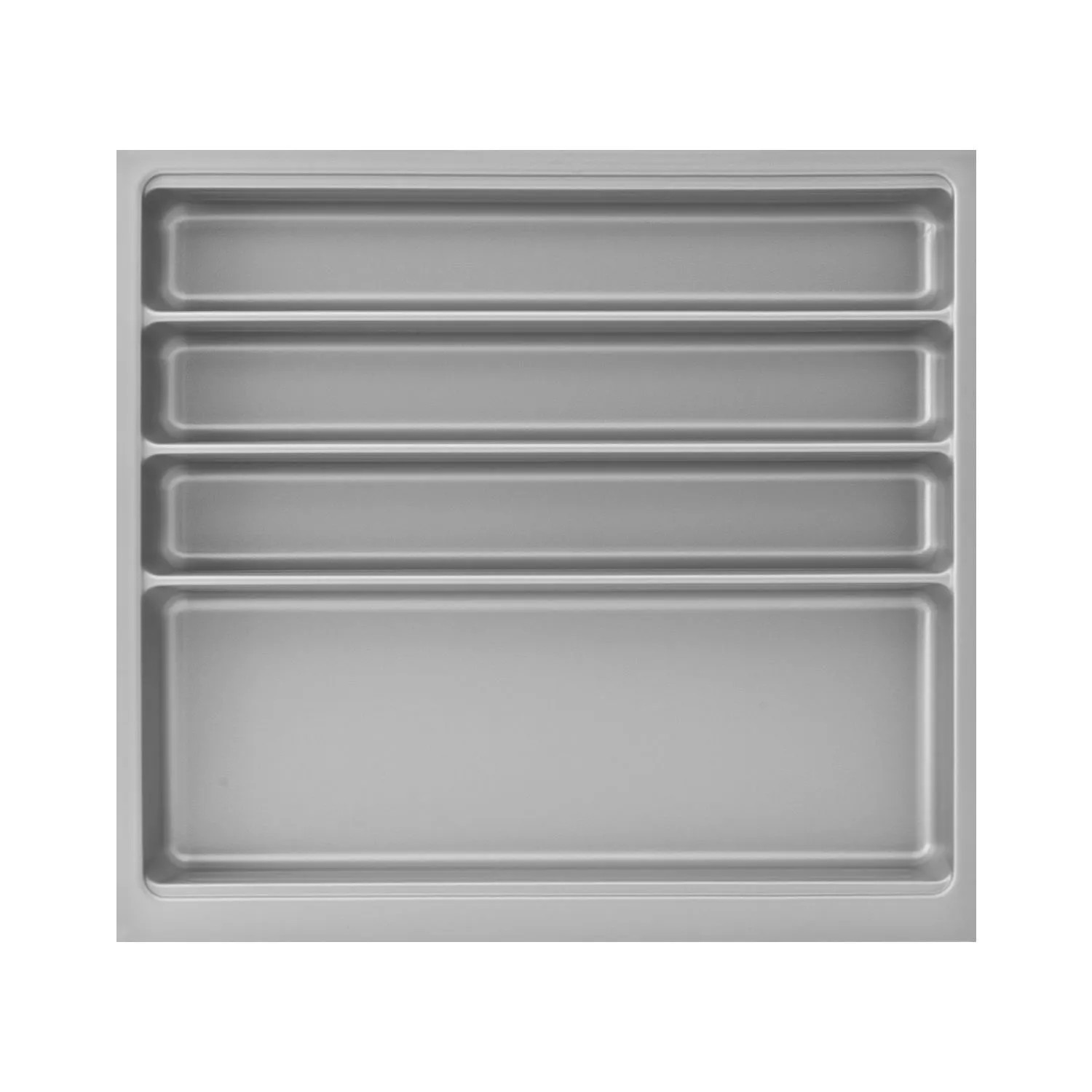 Agoform Besteckeinsatz Scoop-2 474x516x59mm Schubladeneinsatz Kunststoff Silber