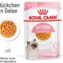Royal Canin Kitten Nassfutter Gelee, 85g Portionsbeutel für Kätzchen bis 12 Monate.