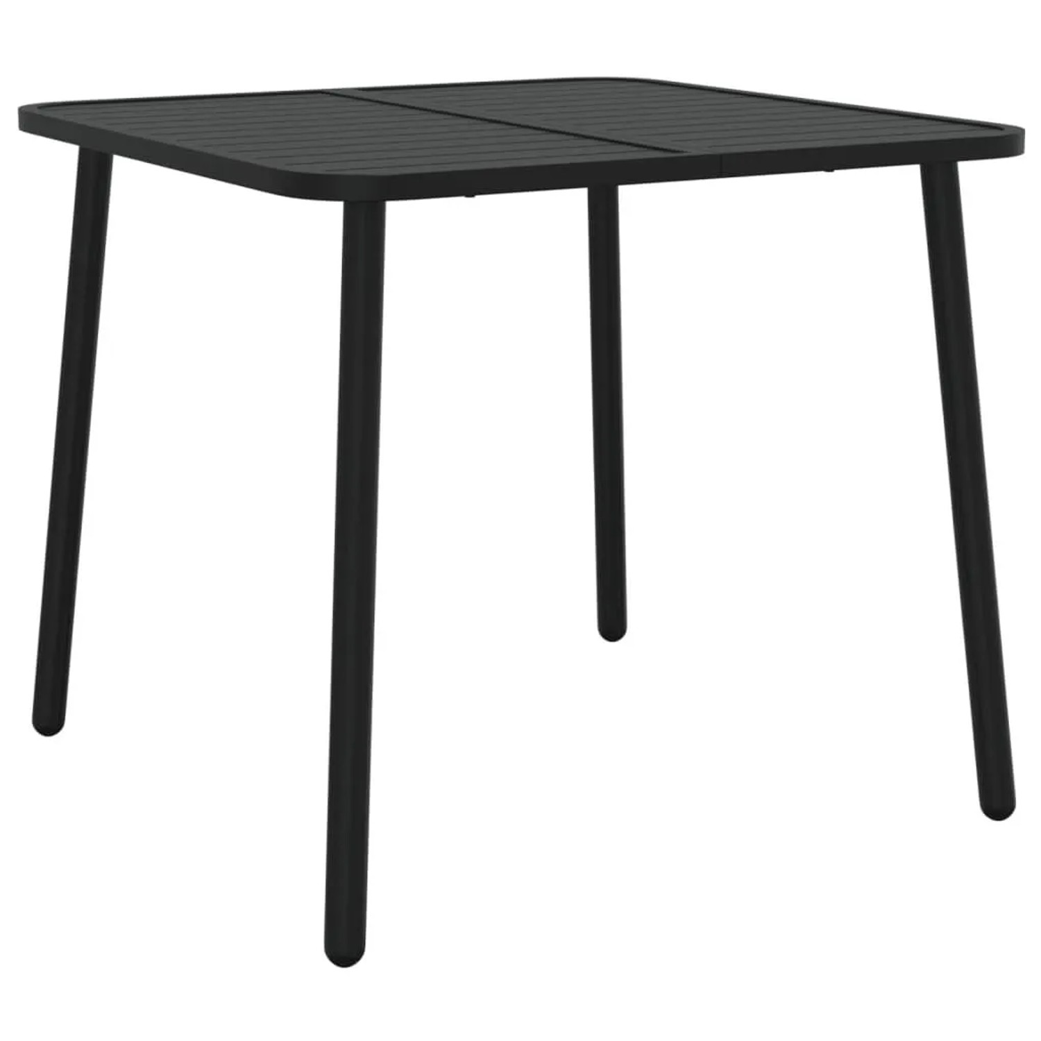 Furnicato Gartentisch Anthrazit 80x80x71 Cm Stahl