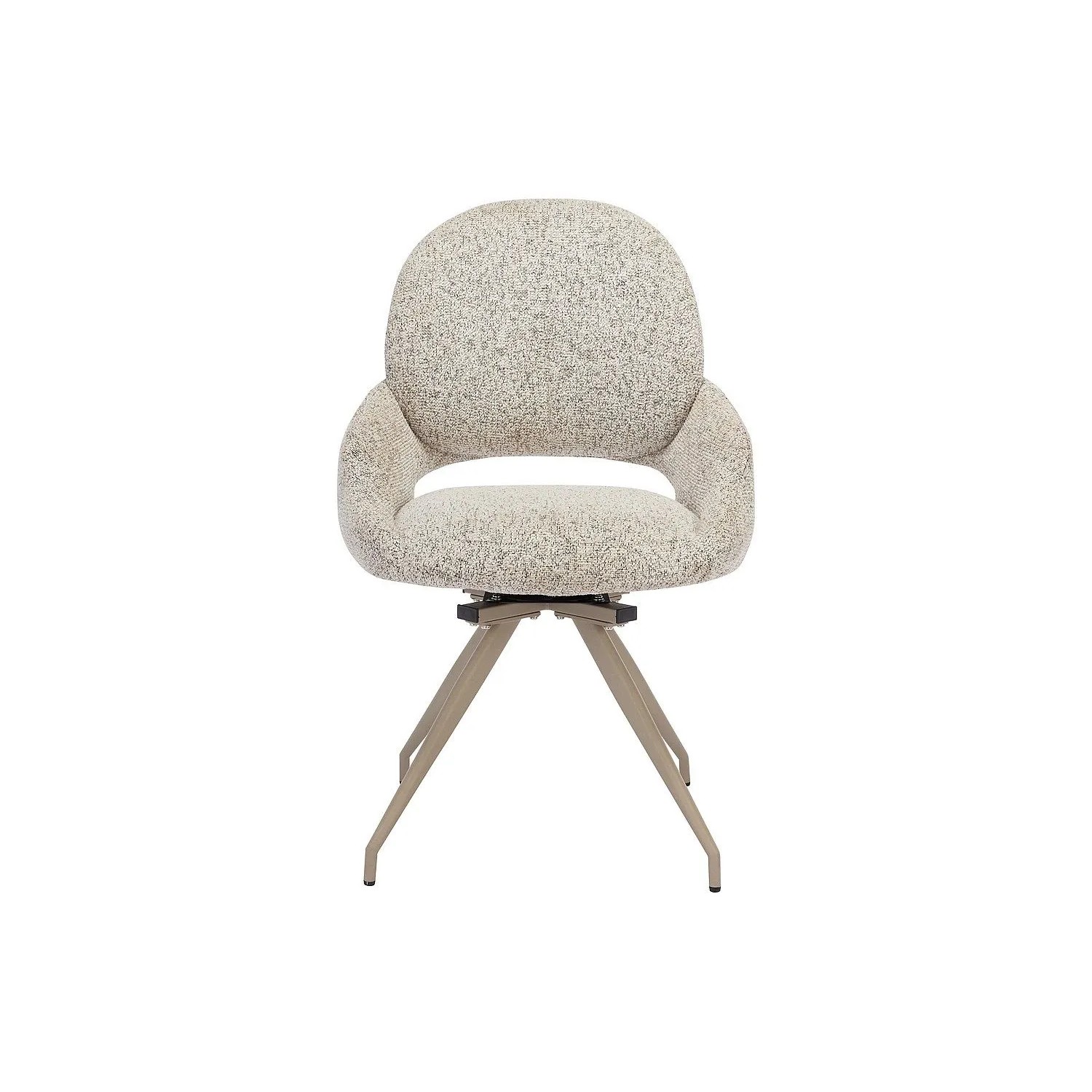 Vente-unique Stuhl Valiana Cremefarben 57 cm