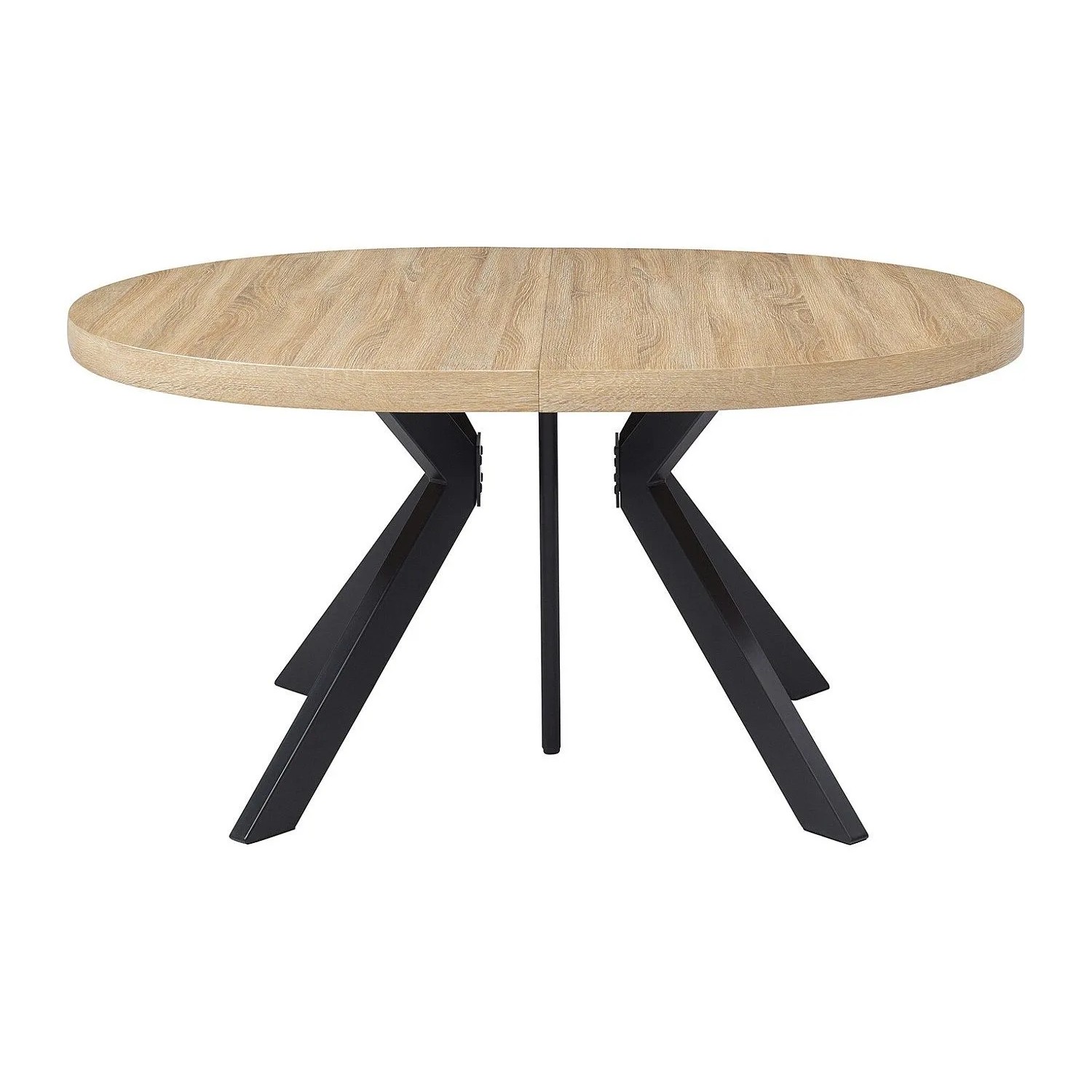 Vente-unique Esstisch Komoni Schwarz  Naturfarben Hell 300 cm  250 cm  200 cm  150 cm
