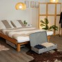 Relaxdays Unterbettkommode 2er Set PP-Vlies Grau Mit Rollen 80 cm x 40 cm x 20 cm_2