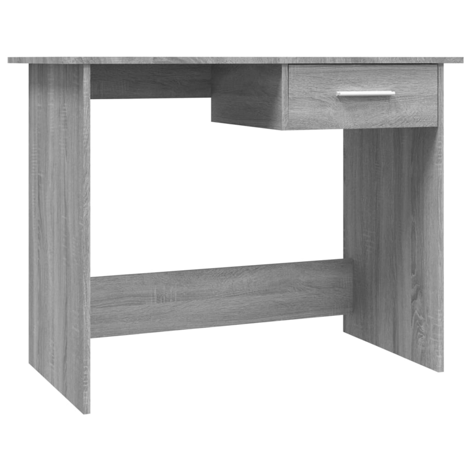 vidaXL Schreibtisch Grau Sonoma 100x50x76 cm Holzwerkstoff 815334 günstig online kaufen
