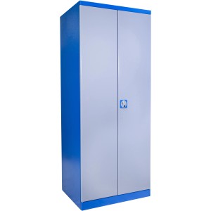 Güde Werkzeugschrank TYP BG in Grau-Blau: abschließbarer Stahlschrank für Werkzeug und Kleinteile.