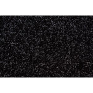 Nahaufnahme: Andiamo Nadelfilzrasen Patio, 200 cm breit, anthrazitfarben mit Noppen.