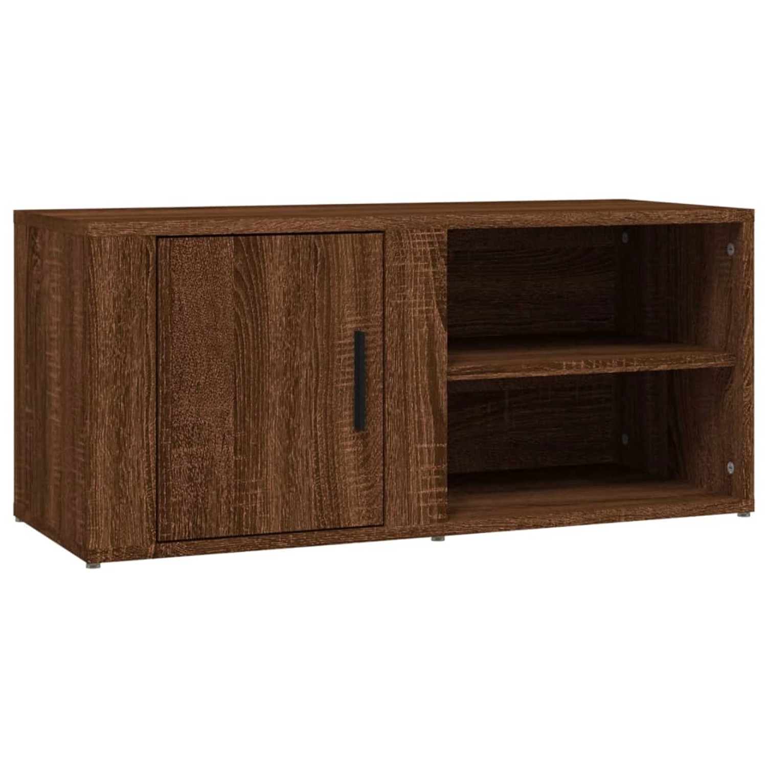 vidaXL TV-Schrank TV-Schrank Braun Eichen-Optik 80x31,5x36 cm Spanplatte TV günstig online kaufen