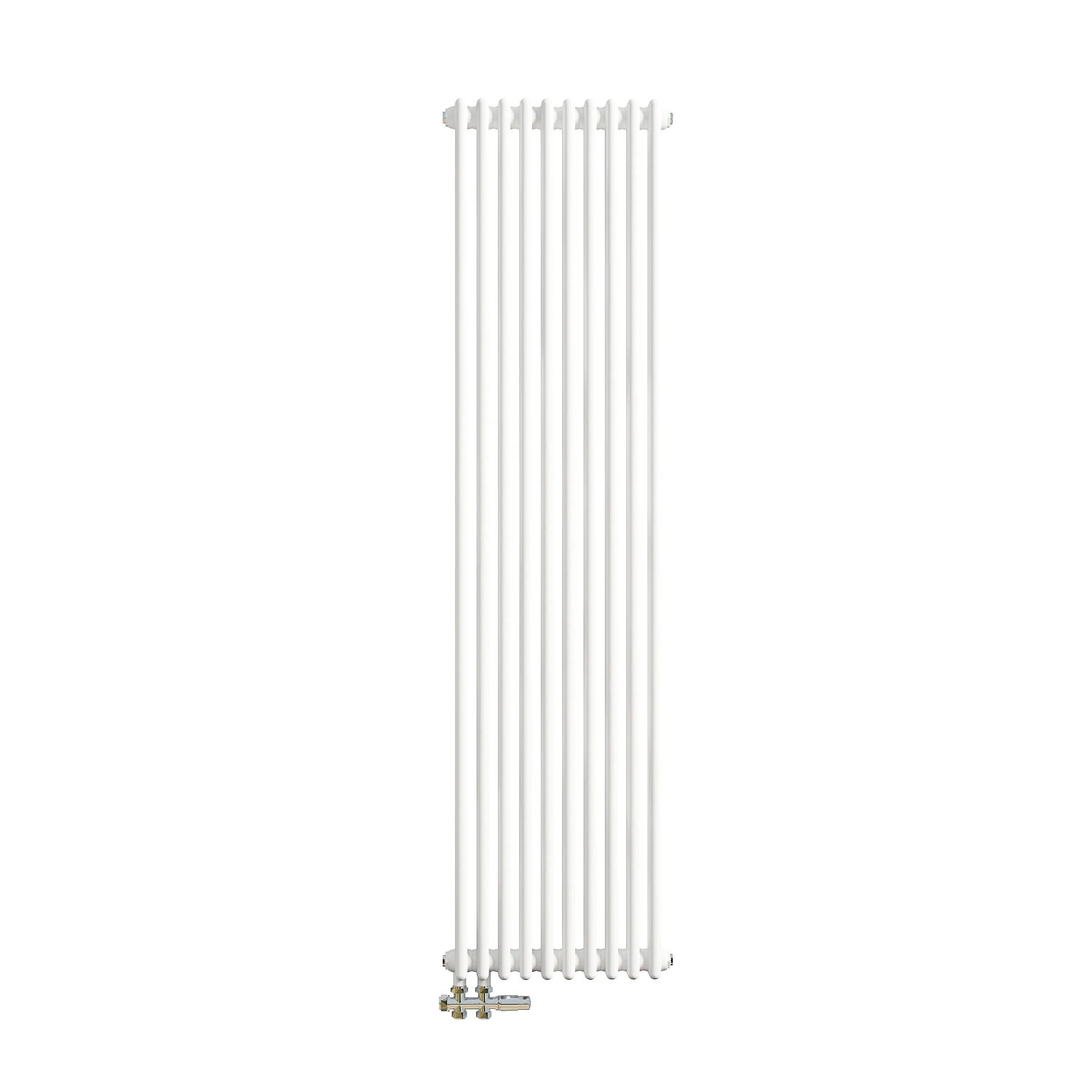 AICA Traditioneller Gusseisenstil 2 Spalten Heizkörper 1800 x 470 mm Weiß 1436W