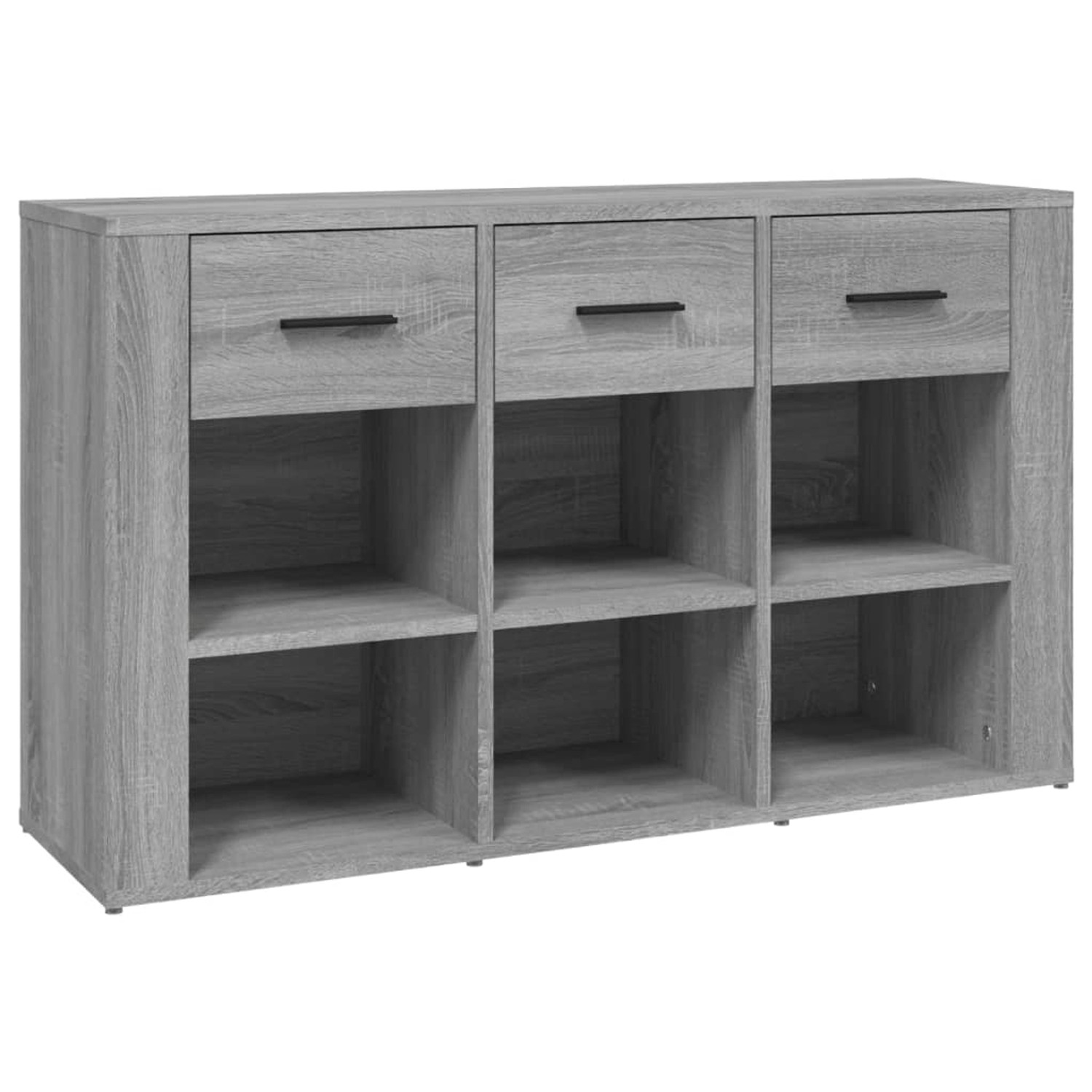 vidaXL Sideboard Grau Sonoma 100x30x59,5 cm Holzwerkstoff 821010