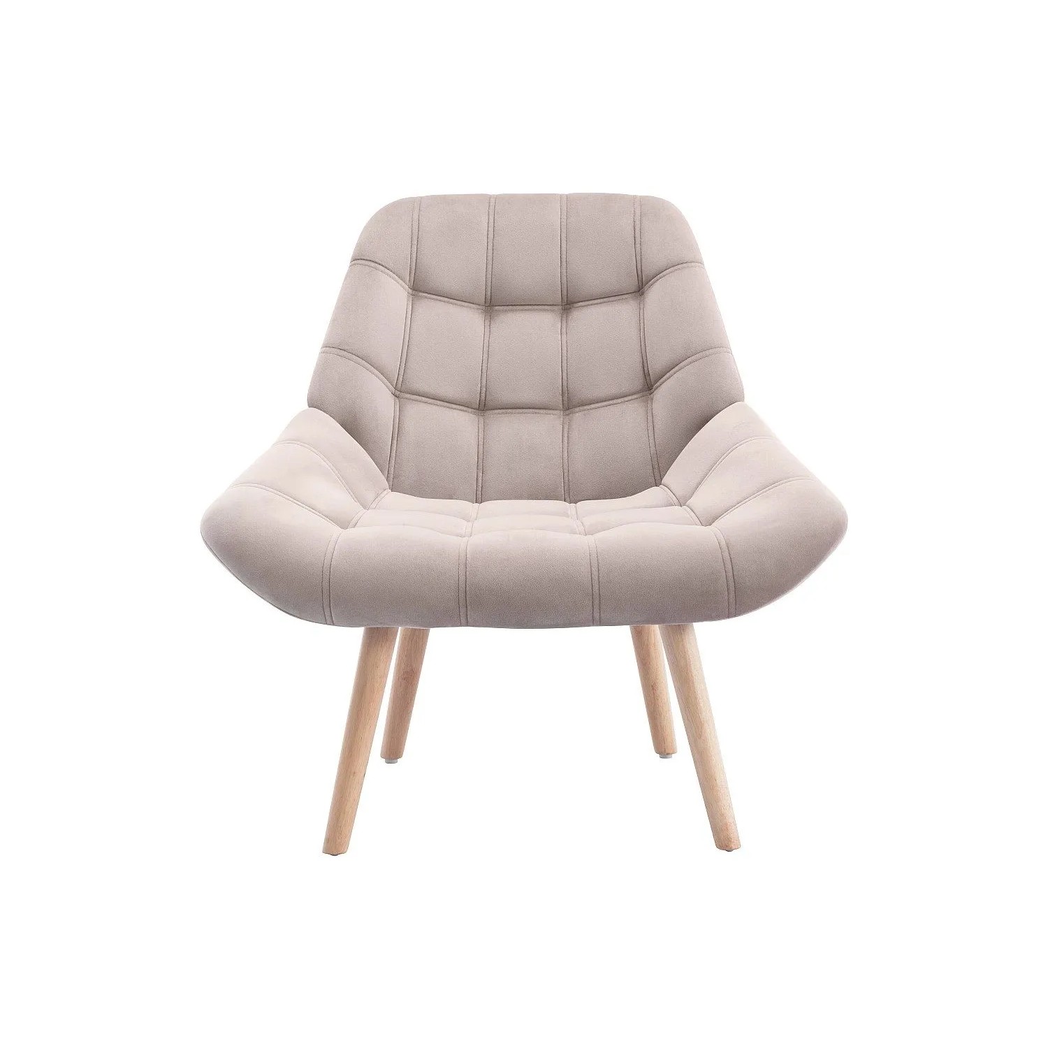 Vente-unique Sessel Mit Gerader Rückenlehne Luosto Beige 87 cm