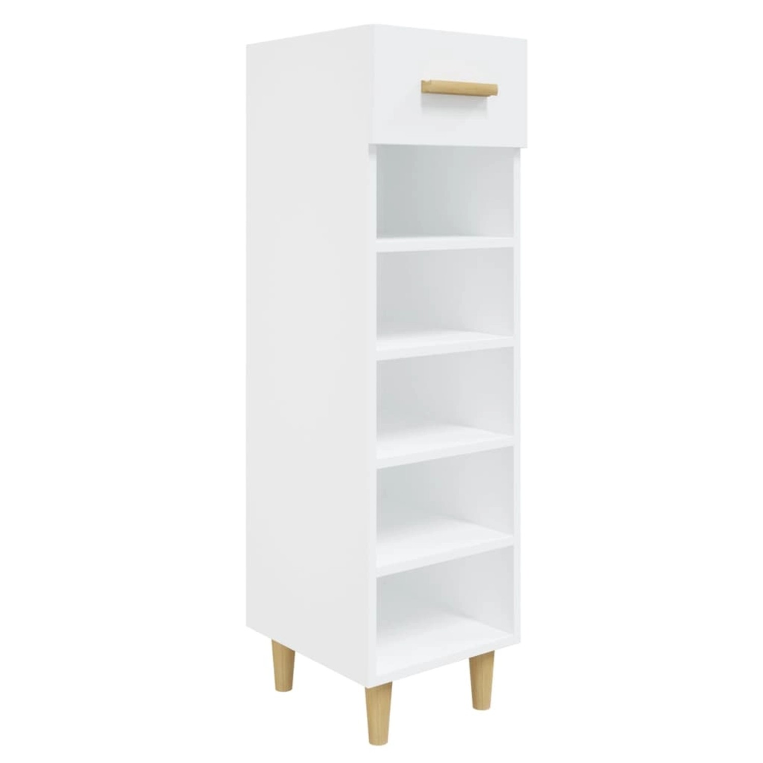 vidaXL Schuhschrank Weiß 30x35x105 cm Holzwerkstoff 812798 günstig online kaufen