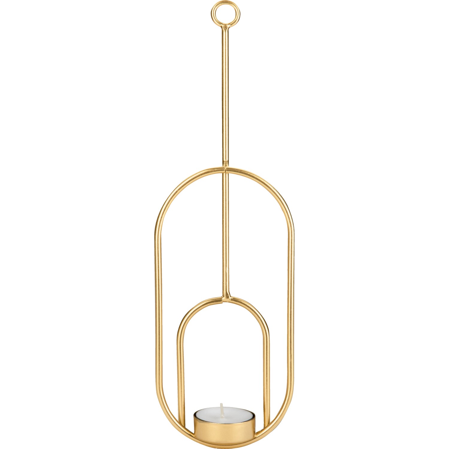 Teelichthalter hängend Metall Gold Modern 31,7 x 9,6 x 4,2 cm kaufen bei OBI