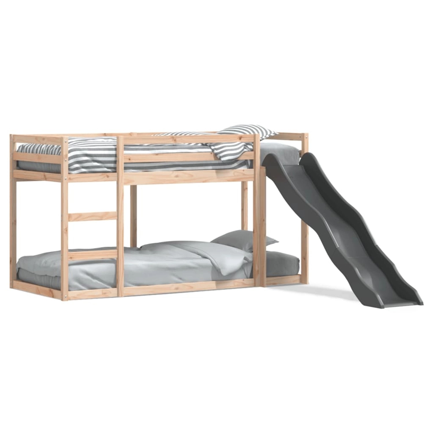 vidaXL Etagenbett mit Rutsche und Leiter 90x200 cm Massivholz Kiefer2106433 günstig online kaufen