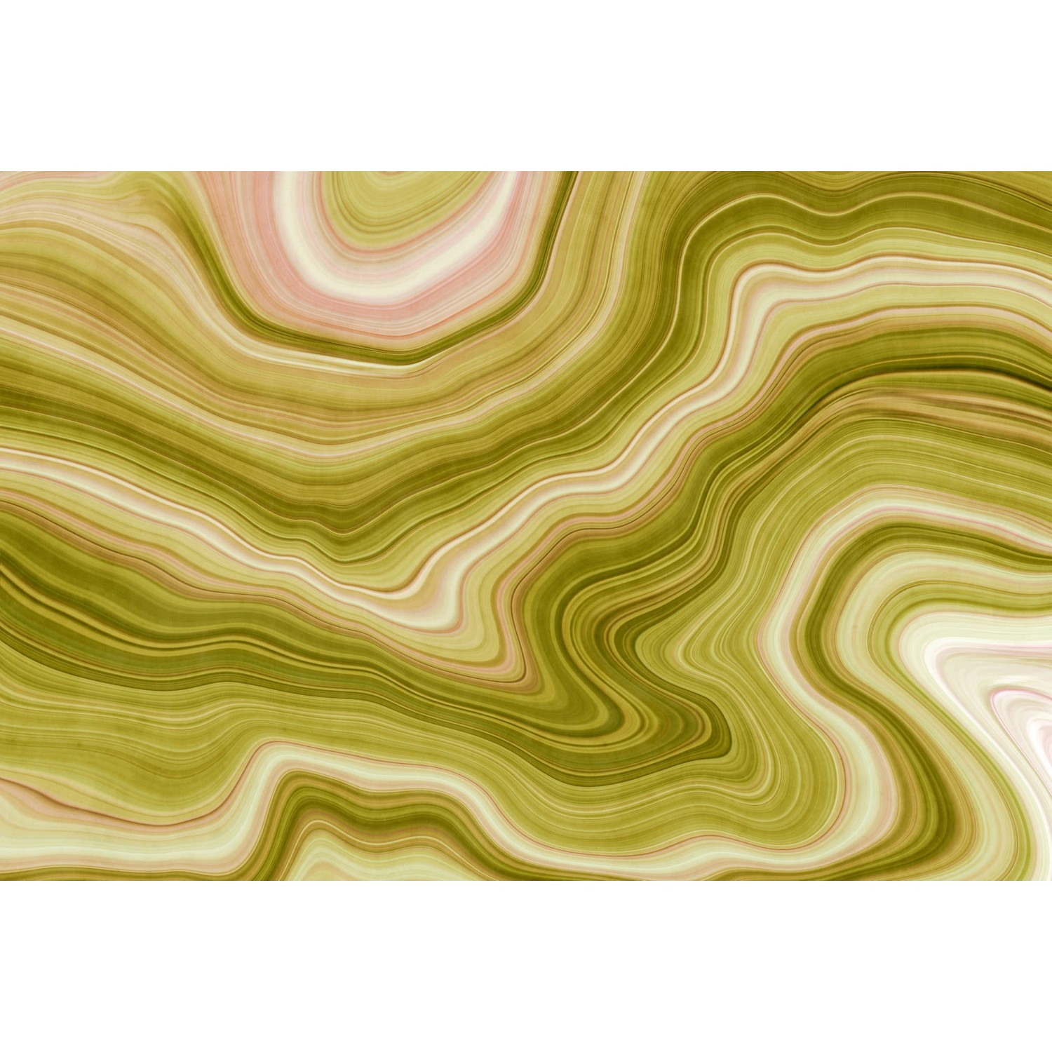 Fototapete Marmor Edelstein Grün 4,00 m x 2,70 m FSC®